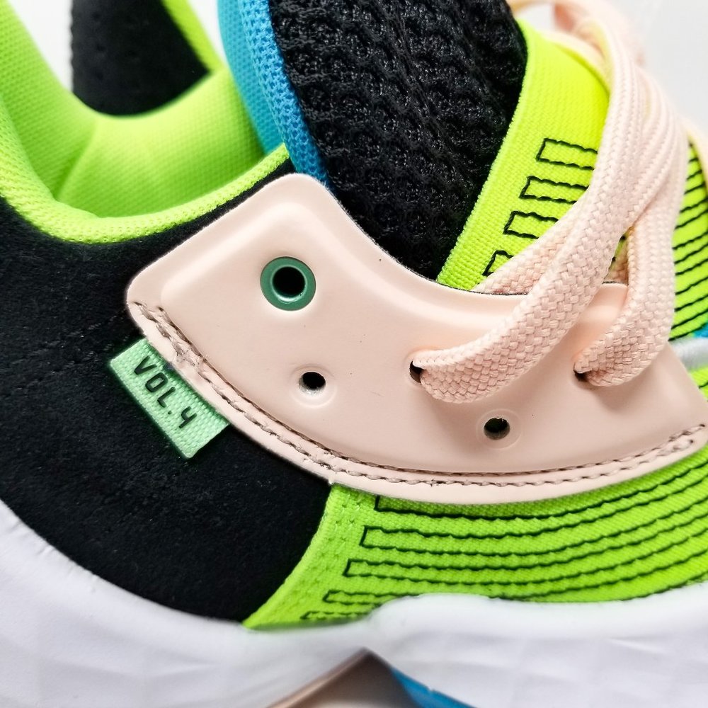 adidas Harden Vol 4 IV GCA Basketball Sneaker Black Pink Green FY0874 1 2 3 5 - Picture 5 of 7